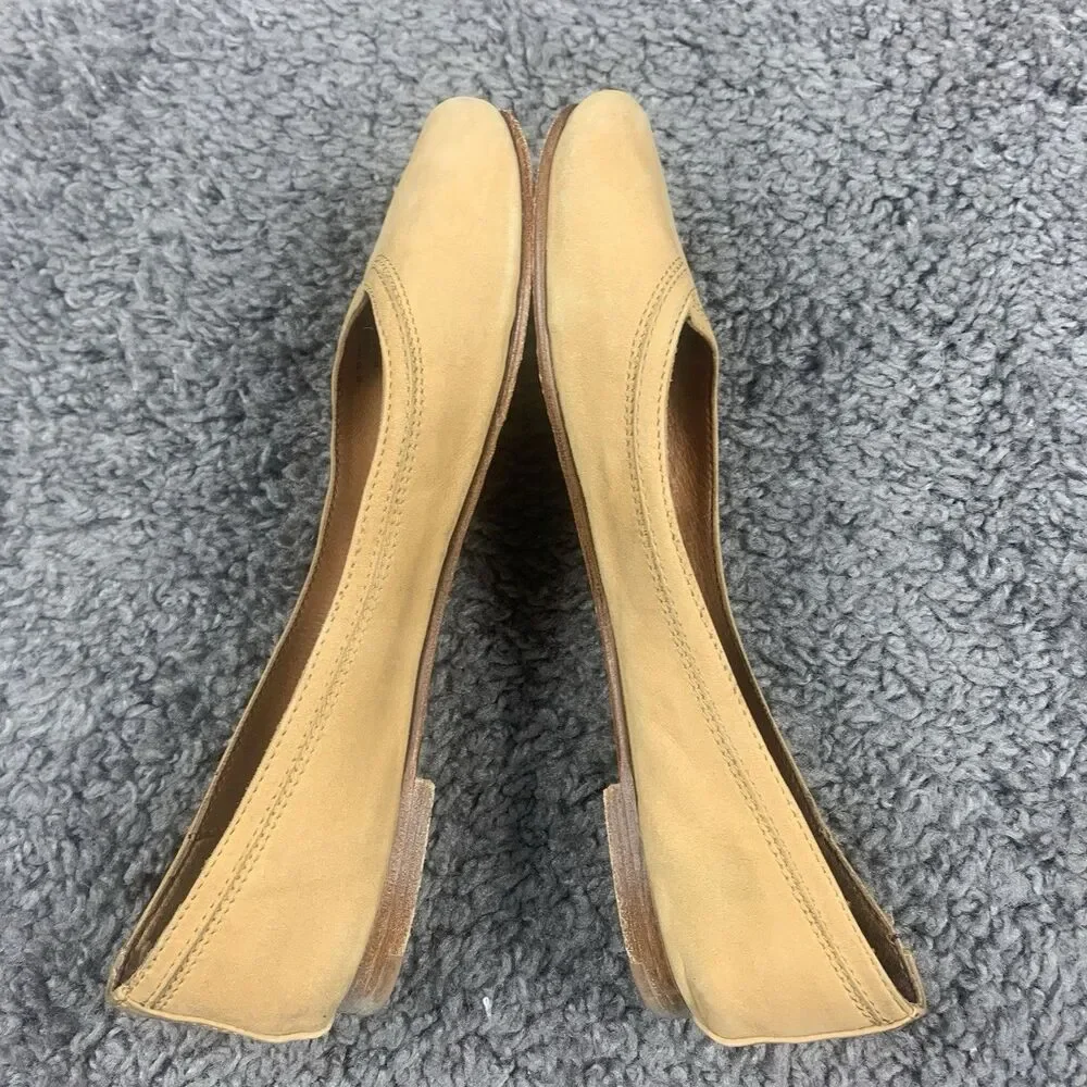 Frye Ballet Flats 8 B Beige Suede 3471255 - Picture 5 of 8